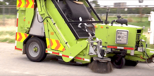 roadside litter collection machine applications