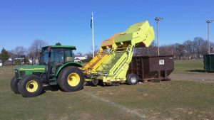 The Litter Picker effectively removes garbage from sports fields and parking lots, and it can be used for a variety of property maintenance activities.