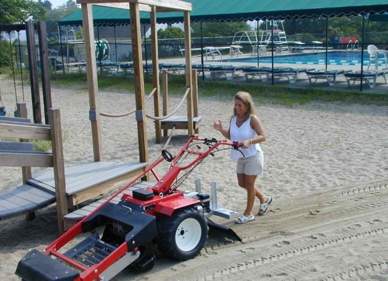 playground sand maintenance and cleaning machine