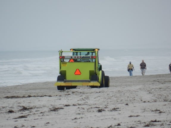 Cocoa Beach Cleaning with Barber SURF RAKE