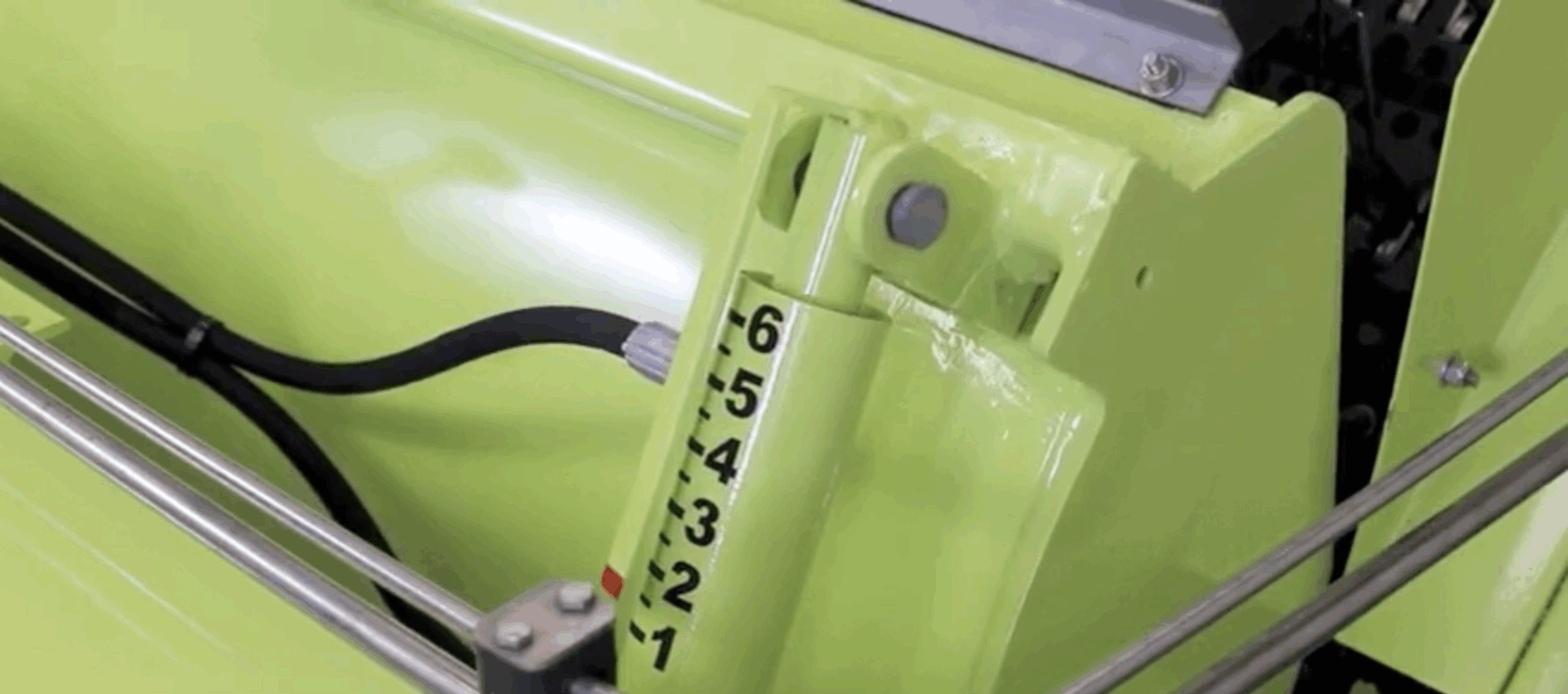 #4 Number 1 on the cylinder means the Moldboard is at its lowest and the shallowest clean.