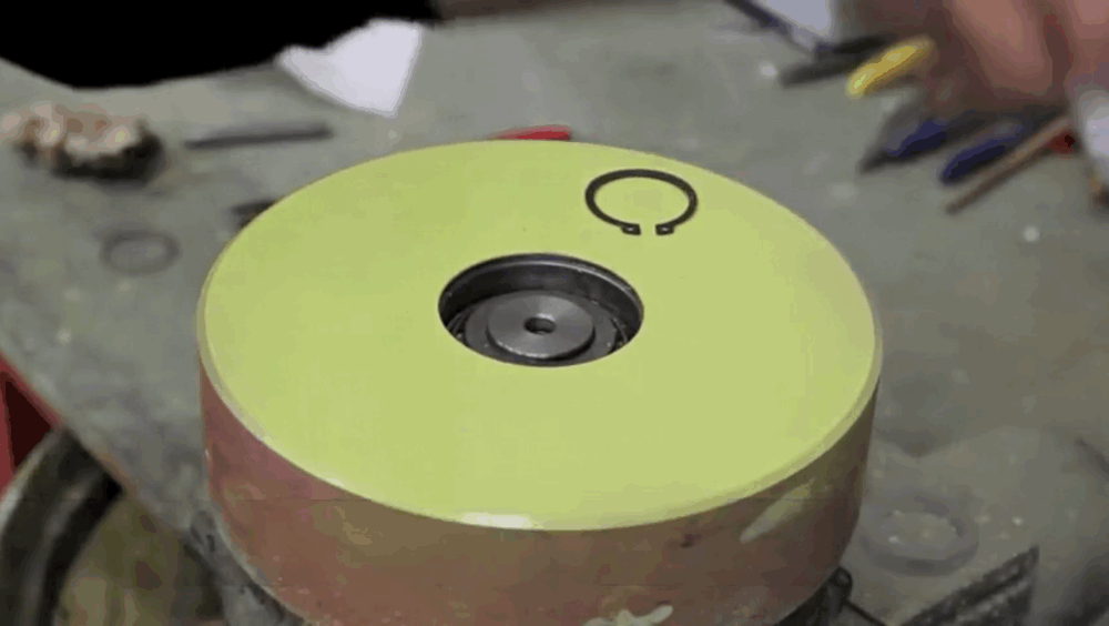 #4 Remove inner snap-ring.