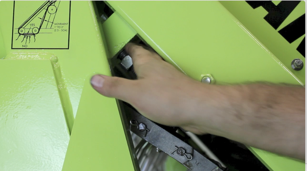 #4 To tighten, looen the jam nut. Allow enough room for take-up bolt to be tightened.