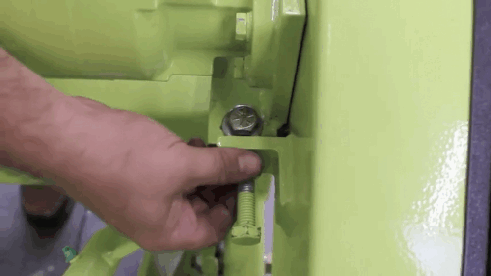 #6 Loosen the adjusting bolt’s jam nut.
