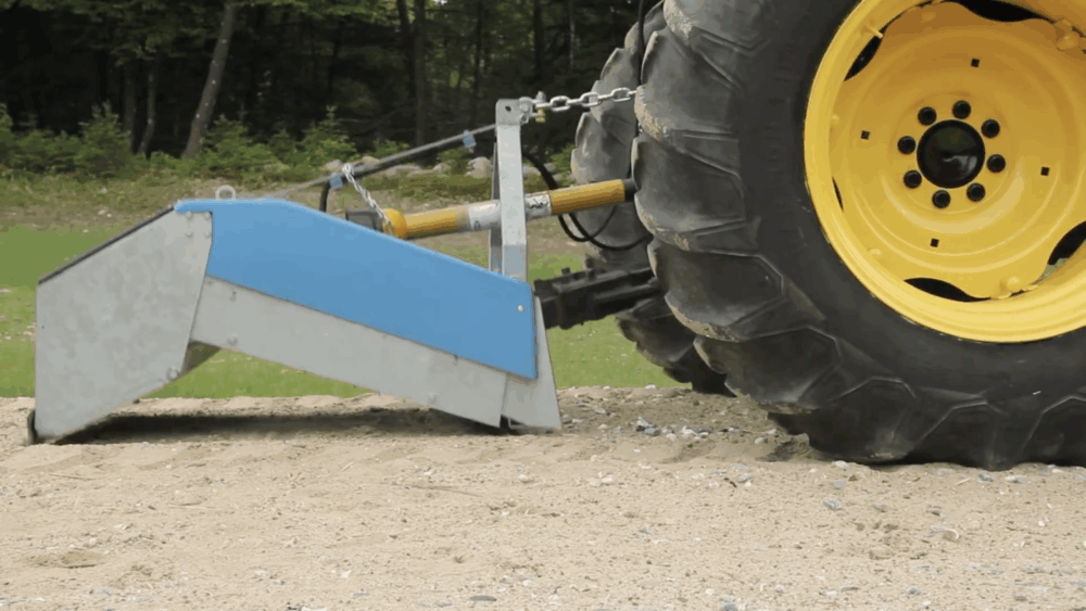 #9 Increase the tractor RPM, lower the TT and begin cleaning.