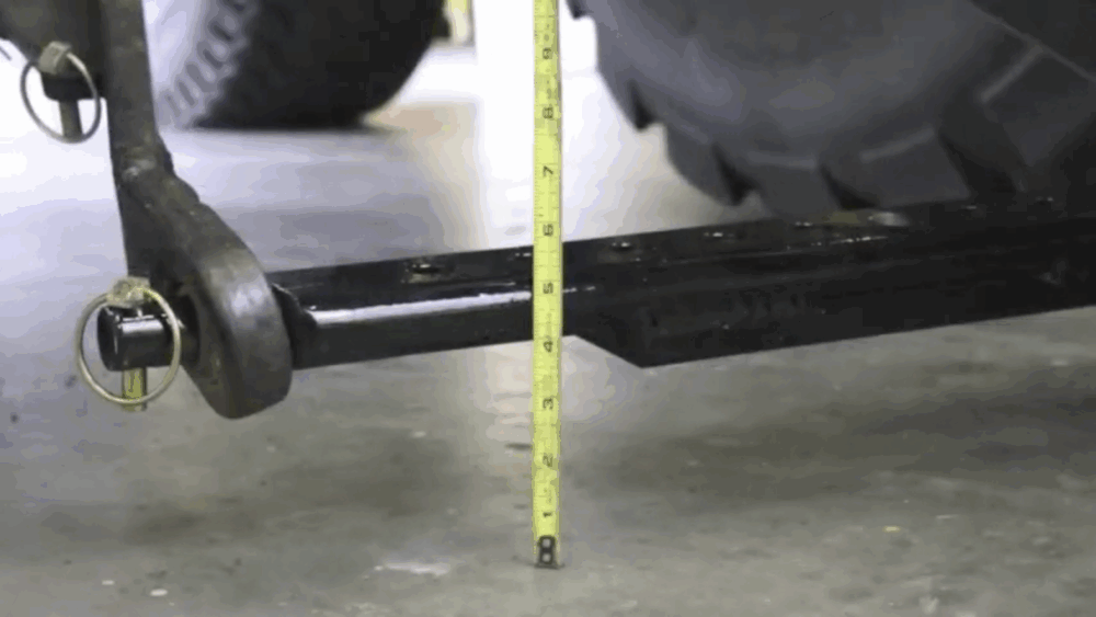 #8 Check alignment on both sides by lowering and raising the bucket.